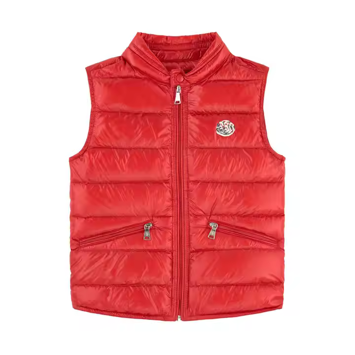 2025 light weight girl waistcoat 2-6 years kids vest thin warm coat
