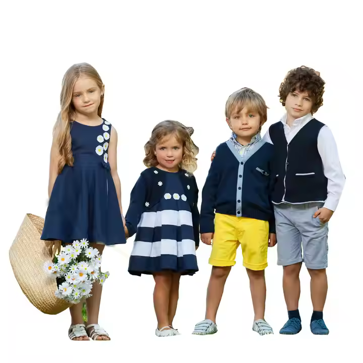 2024 Professional Guangzhou Wholesale Custom Made Clothing Manufactures Kids Clothes Collection