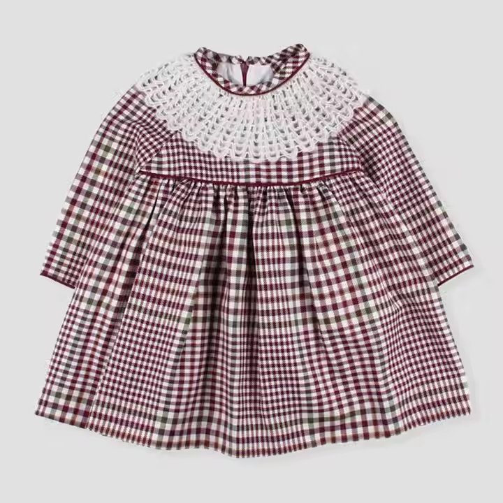 European Style Sleeveless Cotton Dress for 8-Year-Old Girls Vintage Kids Dresses for Girls Formal Summer Clothing