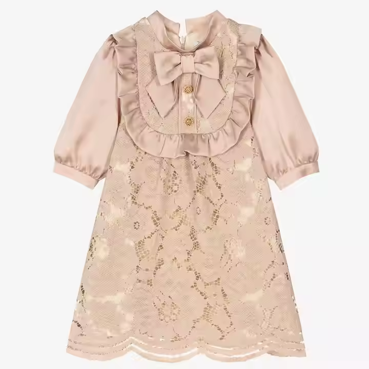Party Dress for Girls and Kids Plain Dyed OEM Service for Fifteen Year Olds