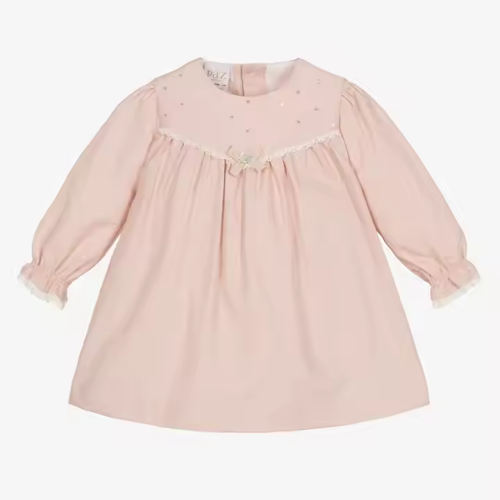 Sustainable A-Line Cotton Dress for Girls Fifteen-Year-Old Summer O-Neck Sleeveless With Flower Decoration