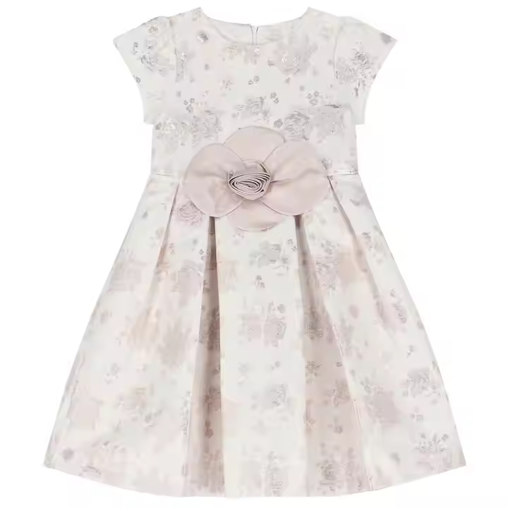 Elegant Cotton Dresses for Girls Aged 3 to 10 Little Girls' Summer Dresses With Beautiful Flower Decorations