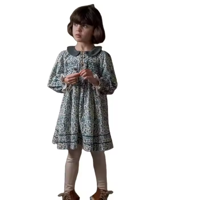 OEM & ODM Children Clothes Unique Design Summer Girls Casual Dress 2025