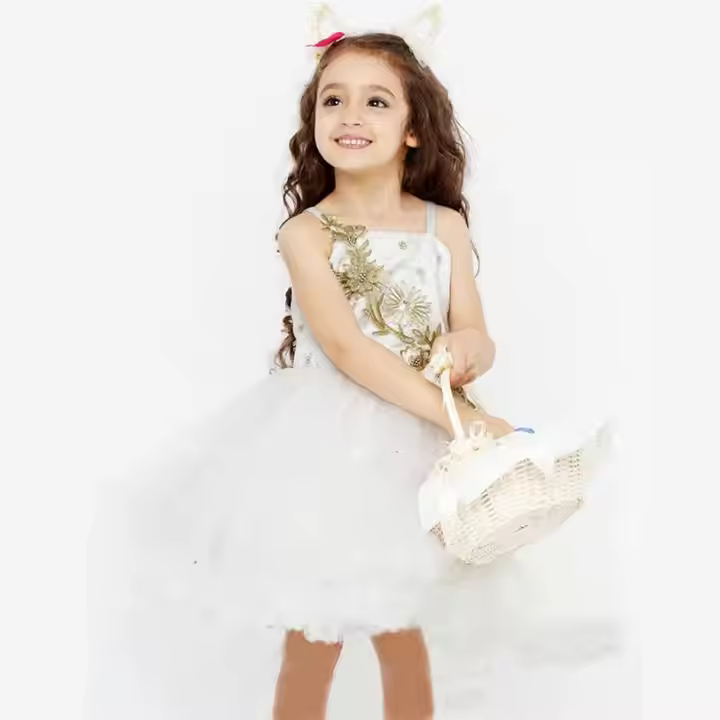 Party Dress for Girls Pinafore Dress Wedding Dress Design by Gaoteng