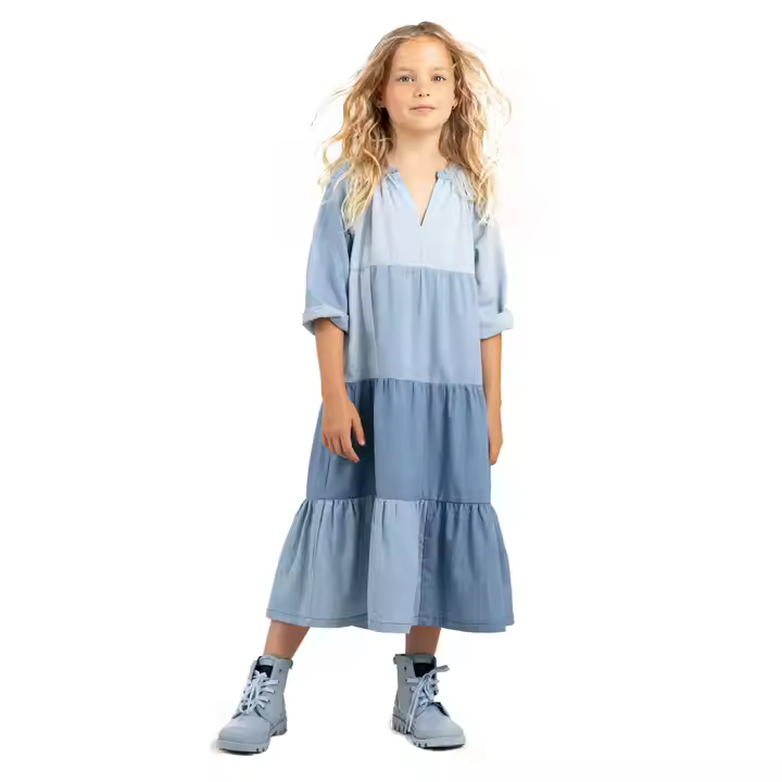Elegant High Quality Dresses for Girls 2024 ODM Children's Clothing With Gift Box for 7-11 Years Daily Use