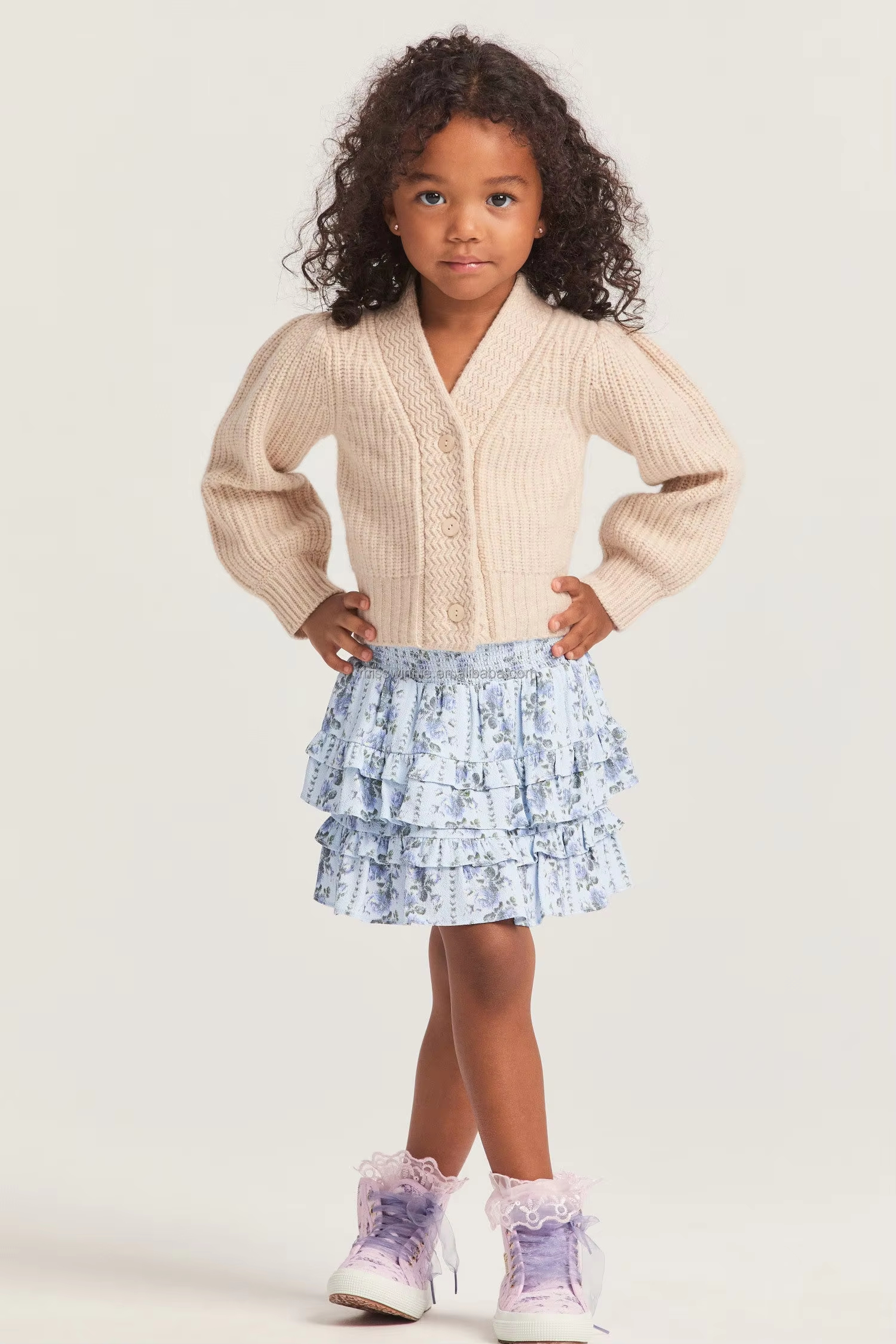 Custom Sister Matching Clothing Girls Clothing Sets Girls Skirts With Smocking Matching Girls Dresses 2-12 Children Clothing