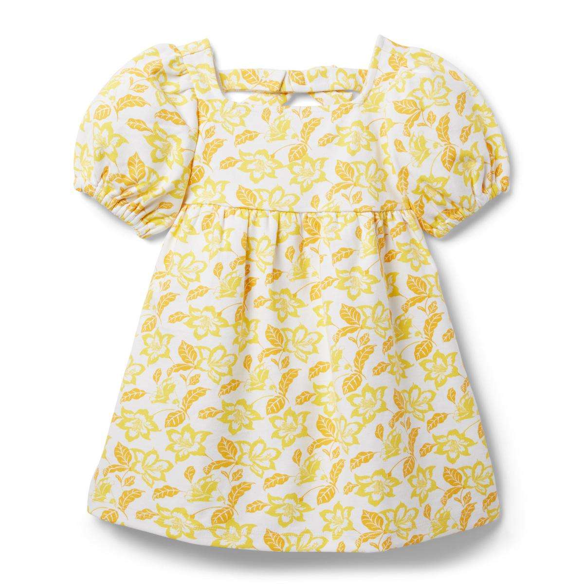 New OEM Cotton Dress for Kids Allover Printing Short Sleeve Casual Girl Child Dress O-Neck Collar Knee-Length for Summer
