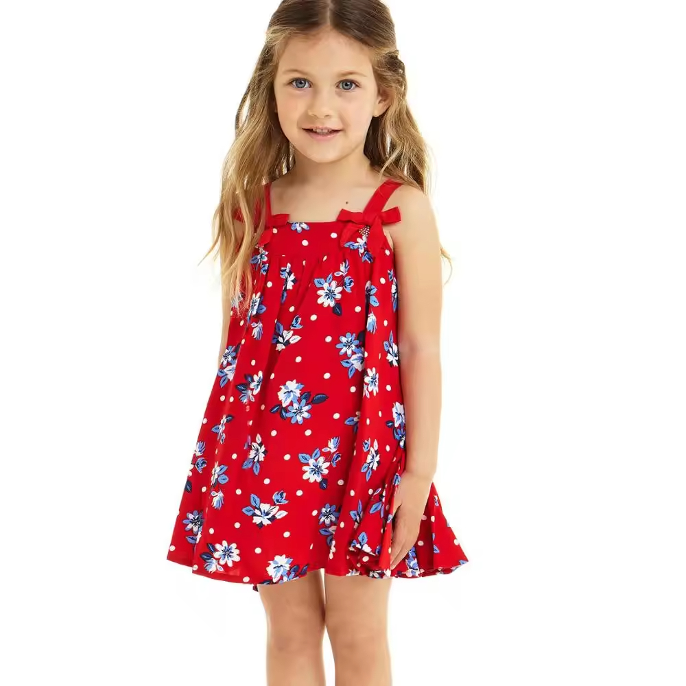 Guangzhou Girl Dress Manufacturer Kids Fancy Strapless Dress Costumes Dress for Baby Girl