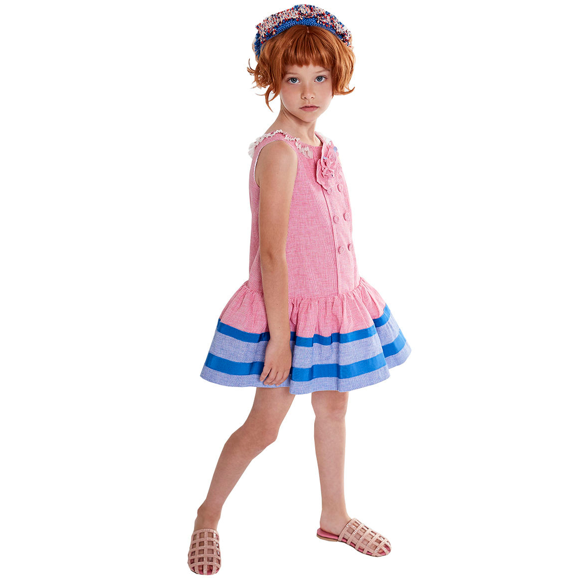 New Fashion Stylish Sleeveless Kids Baby Girl Summer Dress Girl Dress Baby
