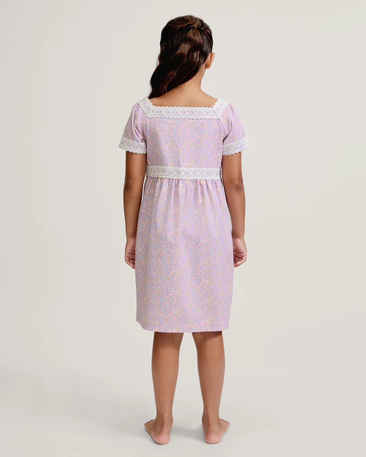 2026 Customization Girls Summer Nightgown Fabric 100% Cotton Breathable Baby Clothes with OEM Service